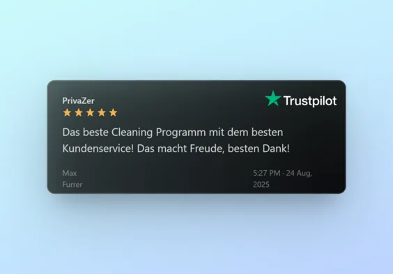 Das beste Cleaning Programm mit dem besten Kundenservice!
